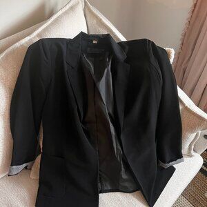 Cuffed blazer jacket